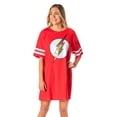 thumbnail image 1 of DC Comics Womens' The Flash Classic Symbol Nightgown Pajama Shirt Dress, 1 of 7