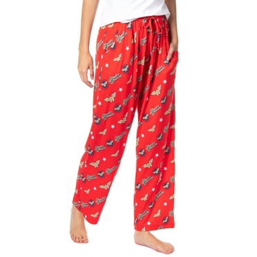 DC Comics Womens' Wonder Woman Classic Character Symbol Pajama Pants