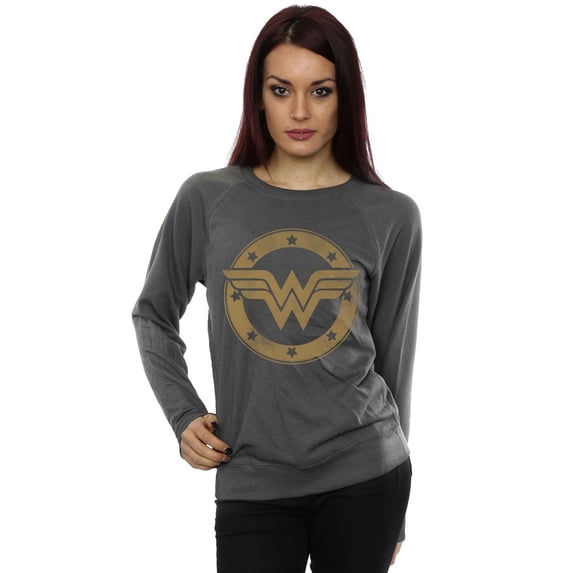 DC Comics Womens Wonder Woman Shield Sweatshirt