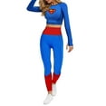 thumbnail image 1 of DC Comics Womens and Leggings Blue X-Small, 1 of 5
