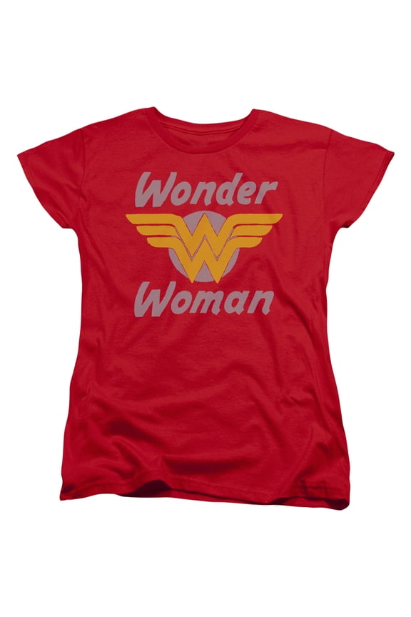 DC Comics Wonder Wings S/S Women's T-Shirt Red