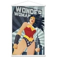thumbnail image 1 of DC Comics - Wonder Woman - ConstructiVism Wall Poster with Wooden Magnetic Frame, 22.375" x 34", 1 of 3