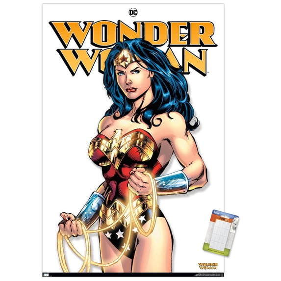 DC Comics - Wonder Woman Feature Series Wall Poster, 14.725" x 22.375"