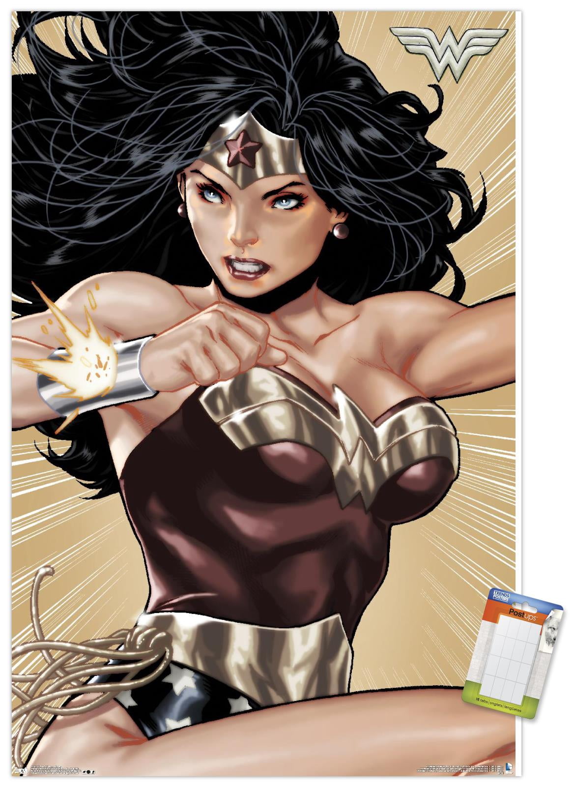 DC Comics - Wonder Woman - Hyper Wall Poster, 14.725" x 22.375"