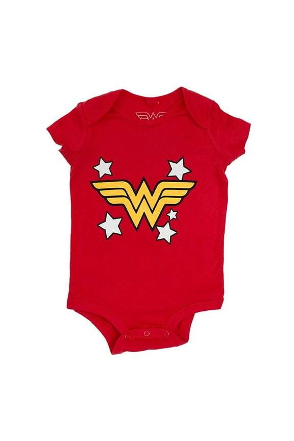 DC Comics Wonder Woman Infant Snap Onesie | 6M