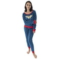 thumbnail image 1 of DC Comics Wonder Woman Juniors' Fleece Joggers Pajama Set, 1 of 6