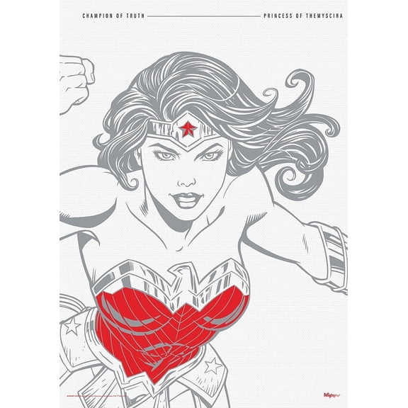 DC Comics (Wonder Woman - Legendary Part 3) MightyPrintâ„¢ Wall Art MP17240800