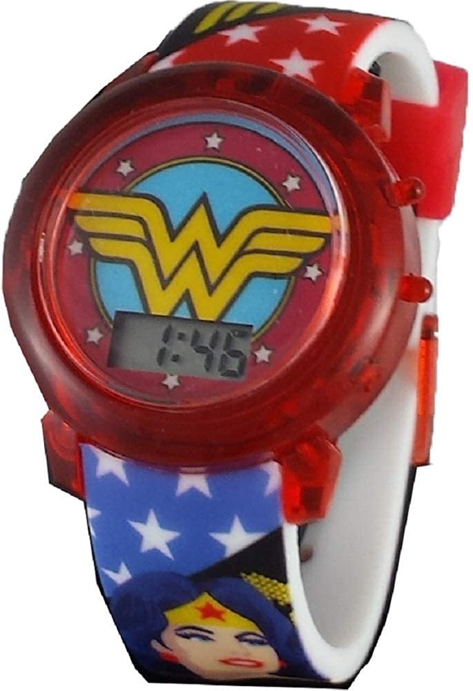 DC Comics Wonder Woman Logo Light-up Strap Watch with  display picture 1