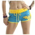 thumbnail image 1 of DC Comics Wonder Woman Logo Mesh Juniors Booty Shorts, 1 of 3