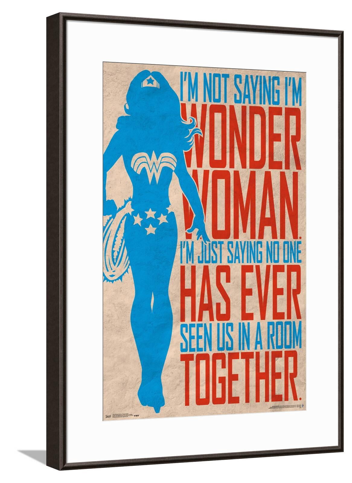 DC Comics Wonder Woman - Secret Identity Canvas Wall Poster, 14.725" x ...