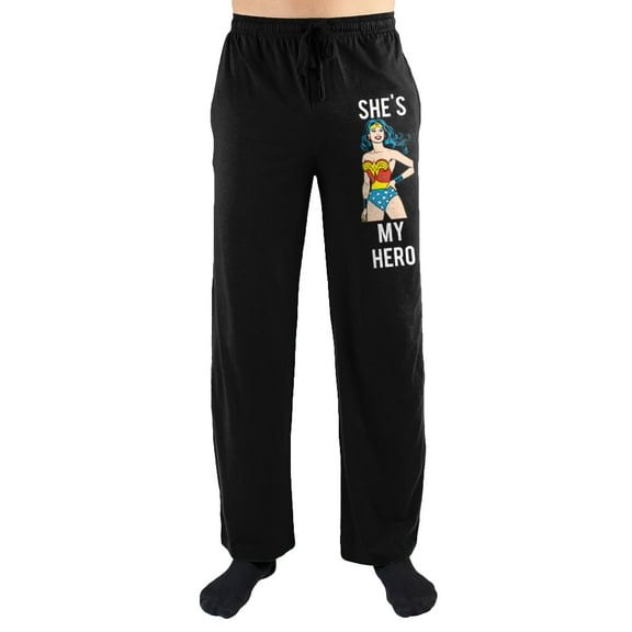 DC Comics Wonder Woman 'She's My Hero' Sleep Pajama Pants-X-Large