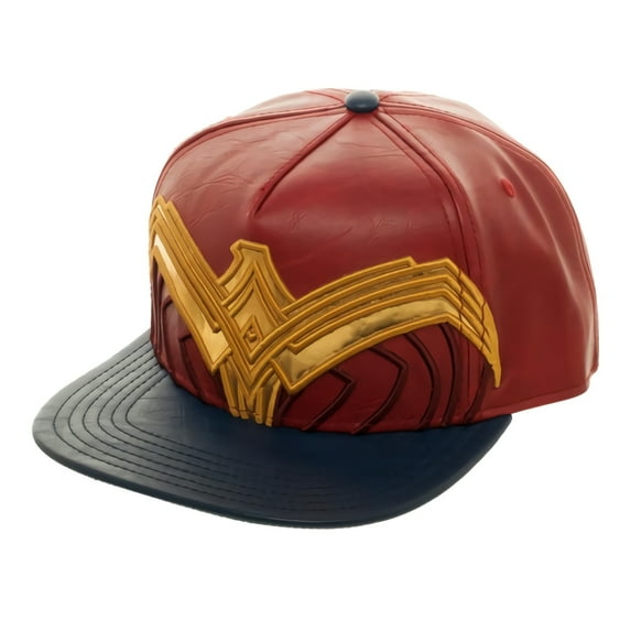 DC Comics Wonder Woman Suit Up Applique Snapback Baseball Cap
