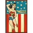 thumbnail image 1 of DC Comics - Wonder Woman - Vintage Wall Poster, 14.725" x 22.375", Framed, 1 of 6