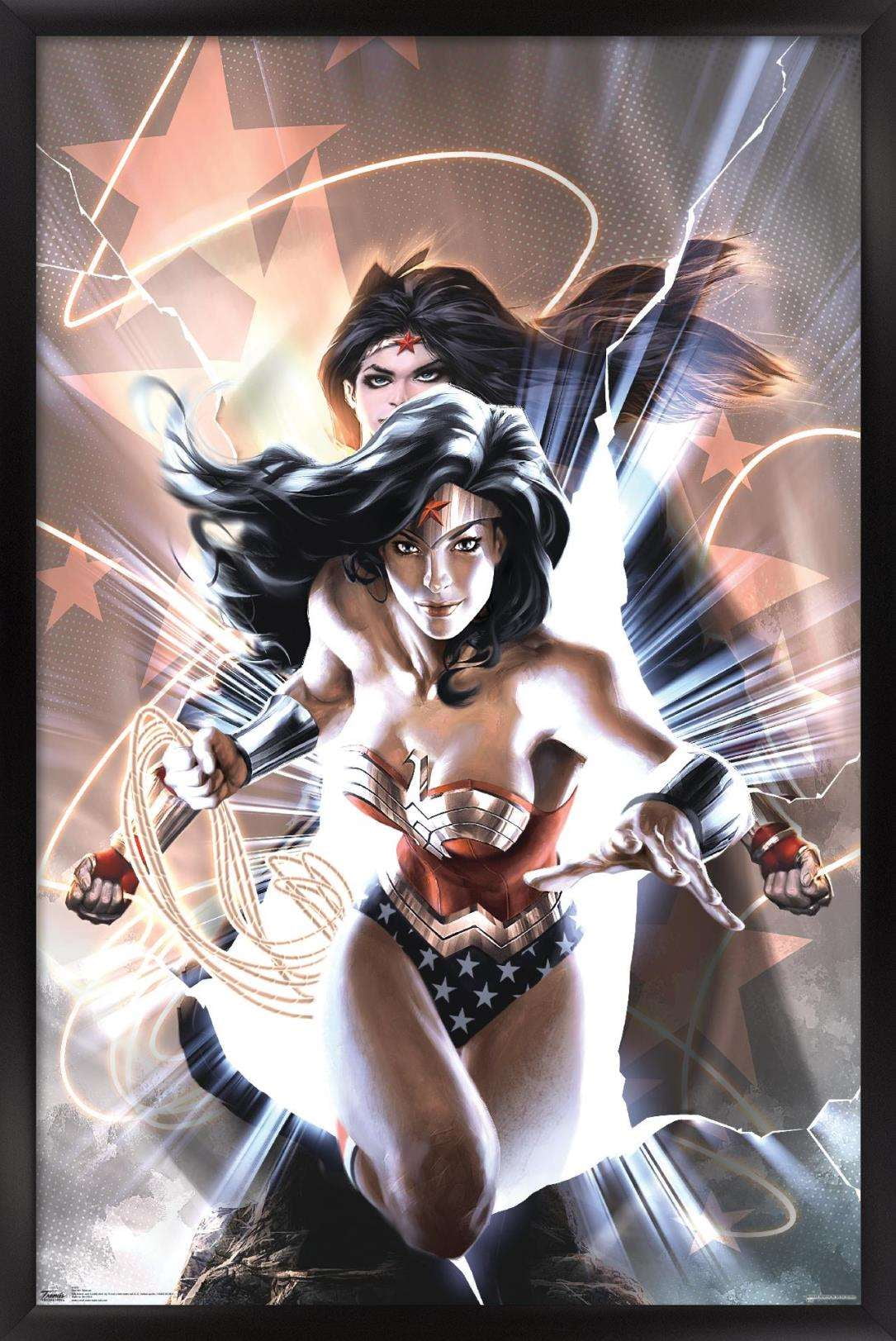 DC Comics - Wonder Woman Wall Poster, 14.725" x 22.375", Framed