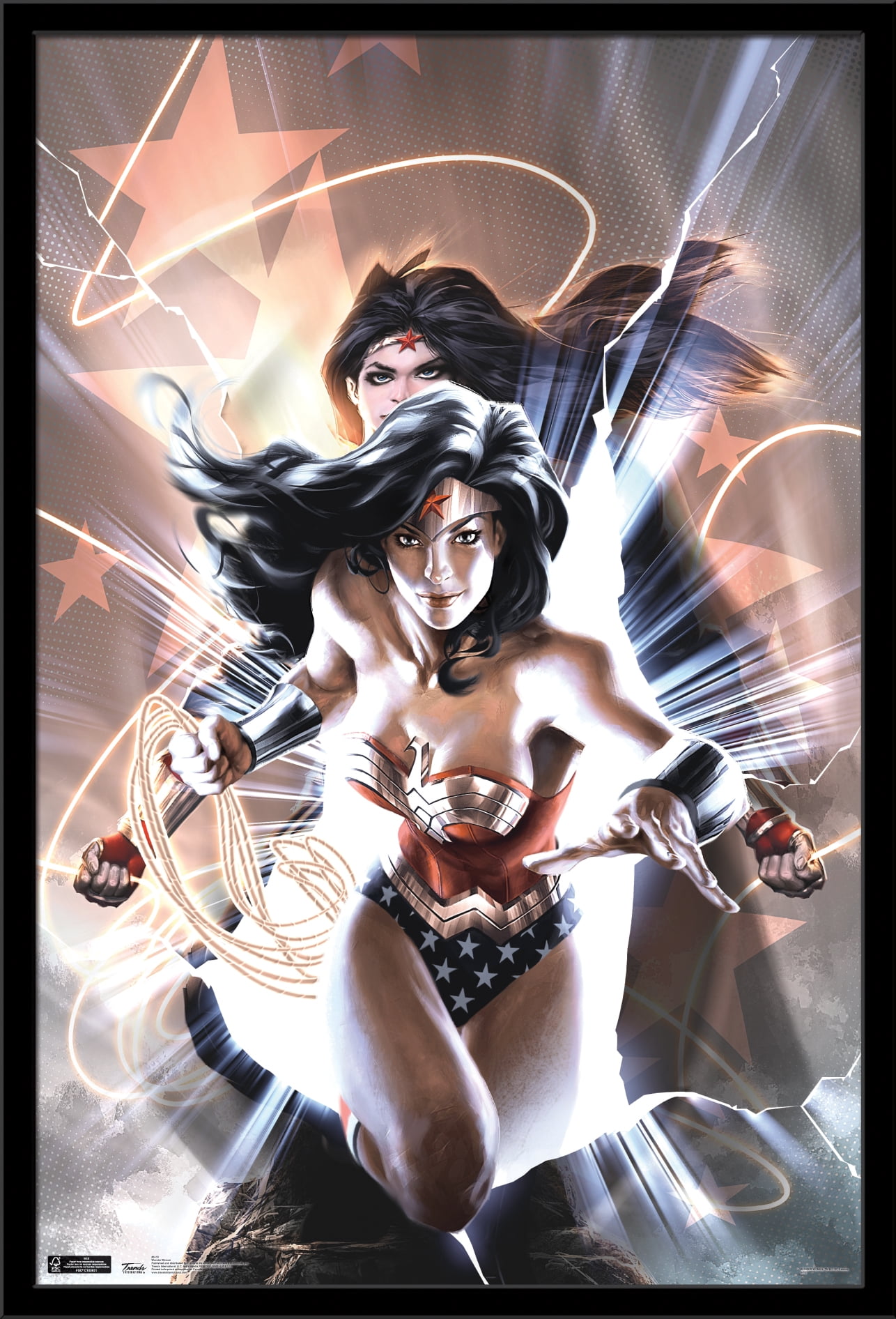 DC Comics - Wonder Woman Wall Poster, 22.375" x 34", Framed