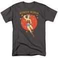 thumbnail image 1 of DC Comics - Wonder Woman - Wonder Circle - Adult Unisex T-Shirt - Gray, 1 of 2