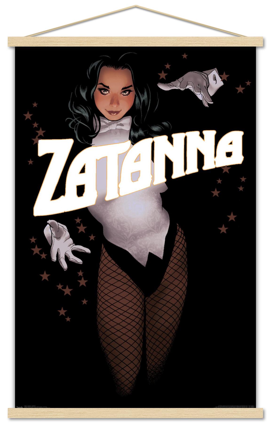 DC Comics - Zantanna - Alex Ross Portrait Wall Poster with Wooden Magnetic Frame, 22.375" x 34"
