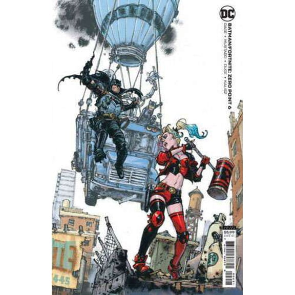 DC Comics Zero Point: #6 Card Stock Variant (Kim Jung Gi) (Comes with Online Game Digital Item Code to Unlock the Batarang Axe Pickaxe!)