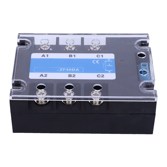 DC Control AC Solid State Relay, 40A SSR Module for Industrial Electrical Control and Automation Systems