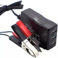 thumbnail image 1 of DC Converter with Battery Clip 12V 24V to 5V USB Step Down Converter Multi-Port, 1 of 7
