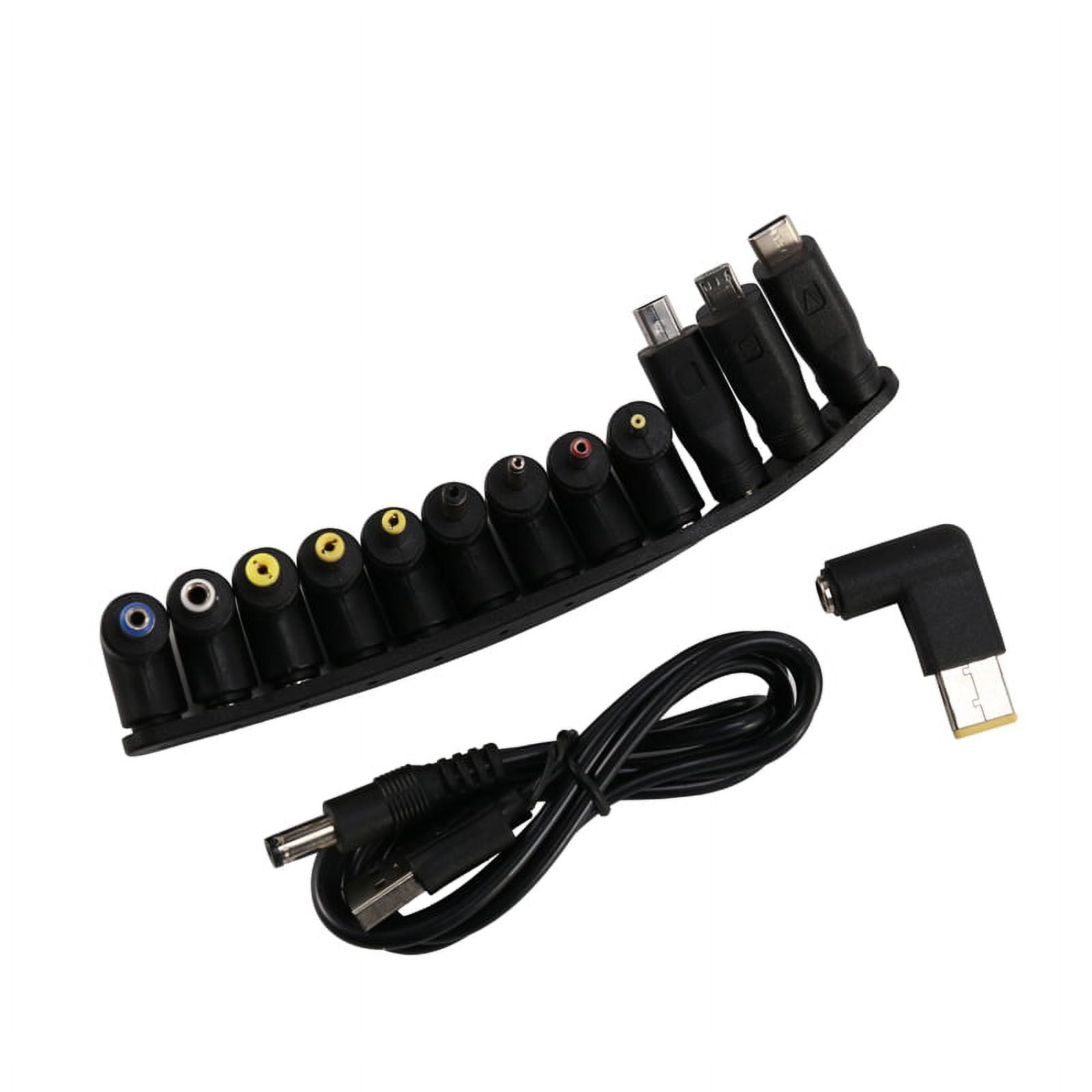 DC Cord USB to 5.5X2.1 Multifunctional Dc Interchangeable Plug is