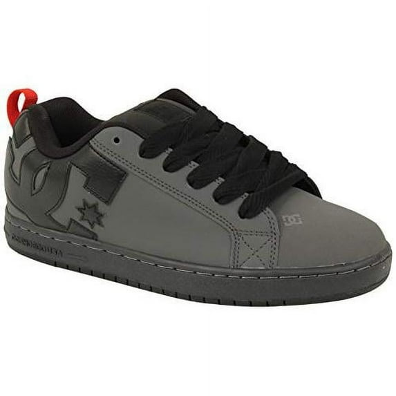 DC Court Graffik Men's Shoes - Grey/Black/Red - 11.5