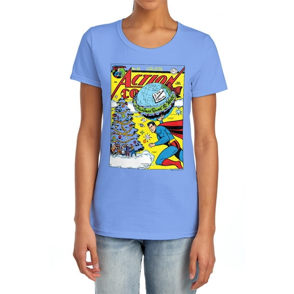 DC Cover No. 93 Women's T Shirt, Carolina Blue, Large