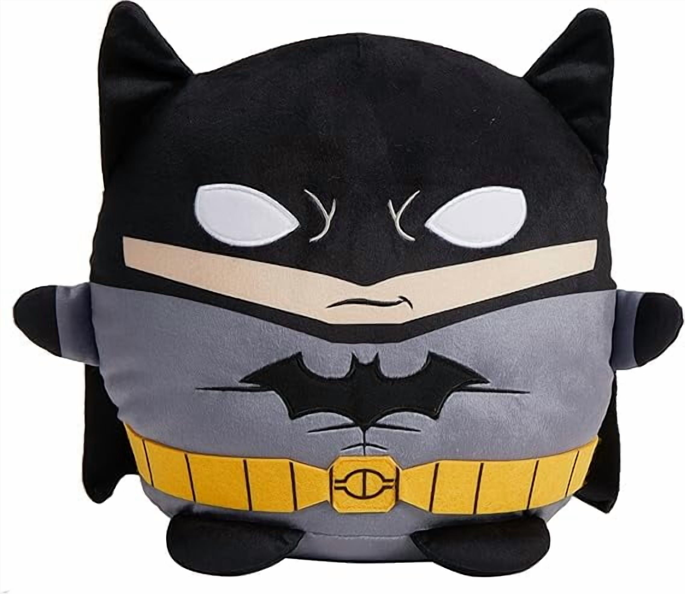 DC Cuutopia Batman Plush Toy, Super Hero Soft Rounded Pillow Doll