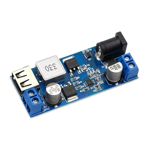 DC-DC 24V/12V To 5V 5A Step Down Power Supply Buck Converter Replace LM2596S Adjustable USB Step-down Charging Module For Phone