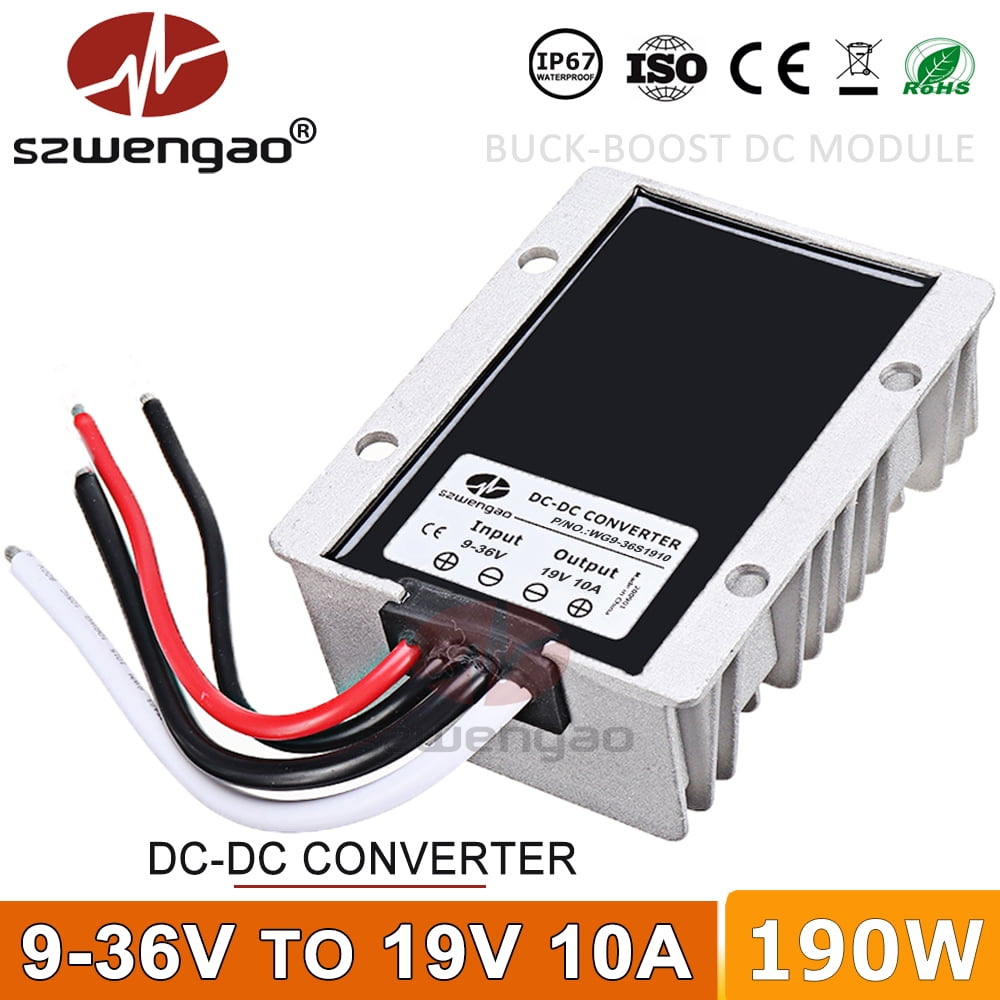 DC DC 936V to 19V 10A BuckBoost Power Converter Regulator Voltage