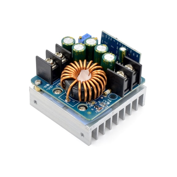 DC-DC Adjustable 400W Step Down Converter Board with Constant Current Indicator, Constant Voltage Constant Current Power Supply Module, Charging LED Driver Power Module