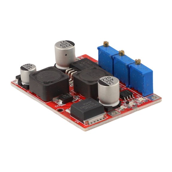 DC-DC Boost Converter Module 4-35V to 0.25-25V 3A CC/CV Regulator for DIY Power Supply Projects with LED Indicator and Short Circuit Protection