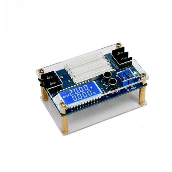 DC-DC Boost Converter Module 90W 5A Adjustable Voltage Regulator 9-45V to 11-50V with Digital Display for Battery Charging and LED Driver