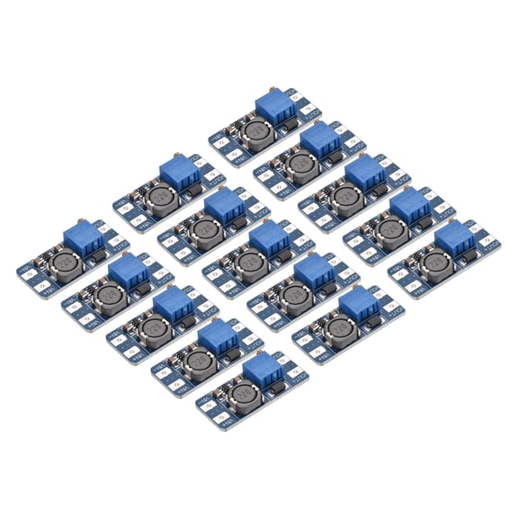 DC-DC Boost Converter Voltage Regulator Adjustable Step Up Module MT/3608 2-24V to 5-28V 2A 15 Pcs