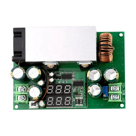 DC-DC Buck Converter 600W 12-75V to 2.5V-50V Buck Regulator Adjustable Power Supply Module with Voltage Current Display