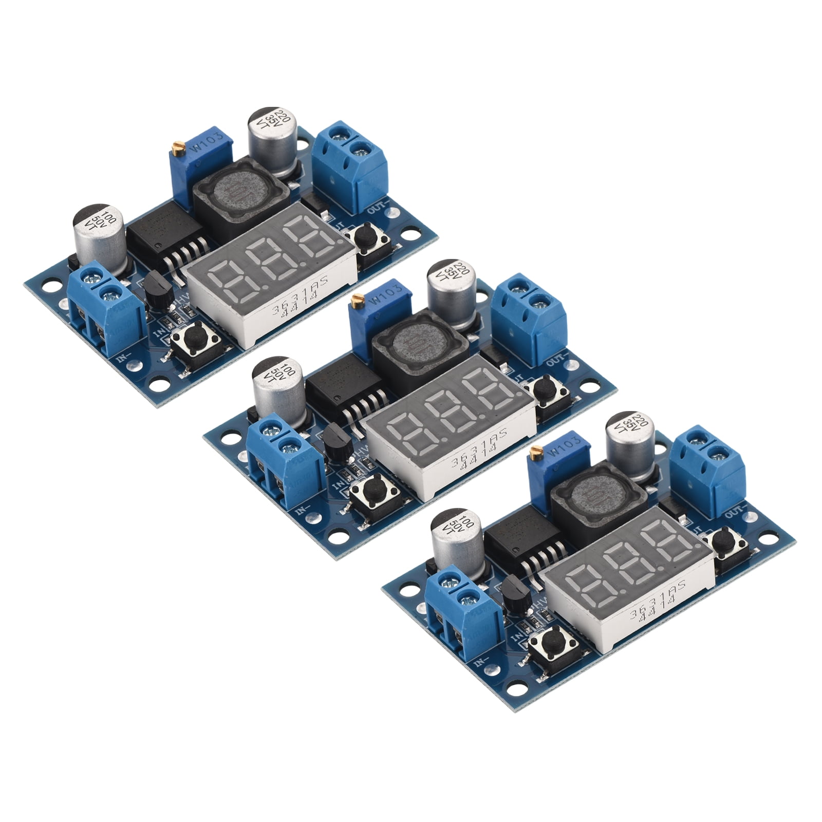 DC-DC Buck Converter Voltage Regulator Adjustable Buck Module LM 2596 ...