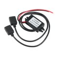 DCDC Converter Module 12V to 5V 3A 15W Double USB Power Output Adapter