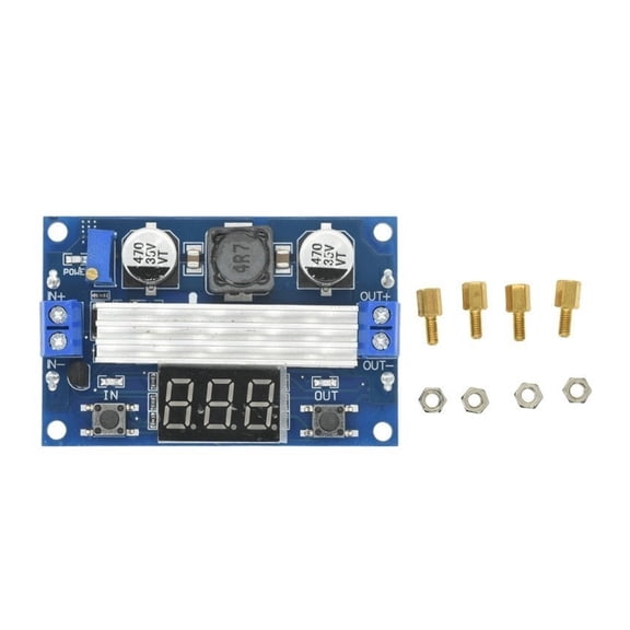 DC DC-DC 3~35V To 3.5~35V LTC1871 Booster Step Up Step-up Module Converter Regulated Power Supply+VoltMeter