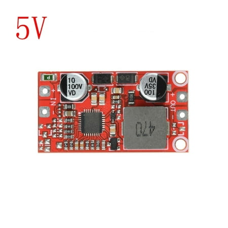 DC-DC Mini Step-down Power Supply Module, Mini Step-down Power Supply Module Converter, DC10-100V to DC5V/9V/12V/24V 3A Buck Power Supply Board with Over-temperature Protection