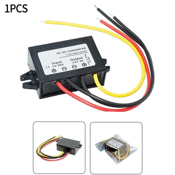 DC/DC Stepdown Converter Regulator 15V-50V to 12V 1A 12W Converter Supply