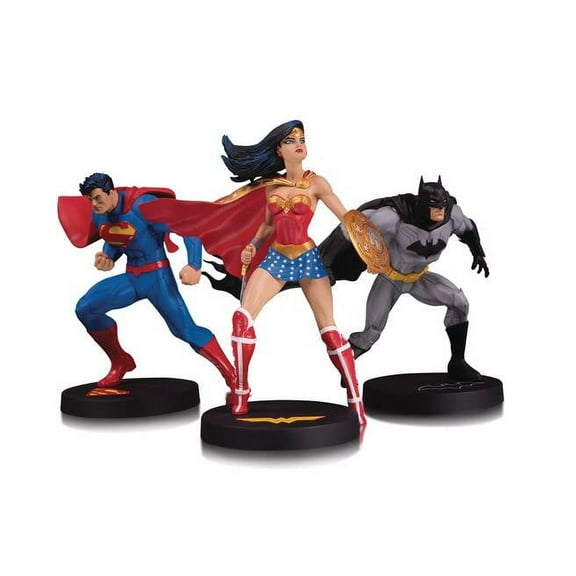 DC Designer Series Batman Wonder Woman & Superman by Jim Lee 3 Pack Statues