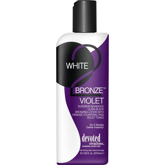 Devoted Creations WHITE 2 BLACK VIOLET Black Bronzer - 8.5 oz.