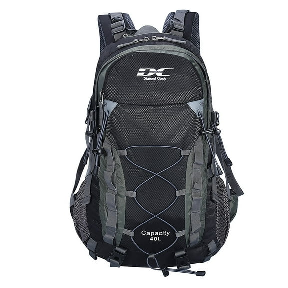 DC Diamond Candy Hiking Backpack for Men and Women 40L Lightweight Day Pack for Travel Camping