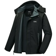 DC Diamond Candy Men's Hooded Waterproof Jacket Lightweight Rain Jacket Outdoor Casual Sportswear