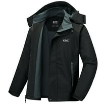 DC Diamond Candy Men's Hooded Waterproof Jacket Lightweight Rain Jacket Outdoor Casual Sportswear
