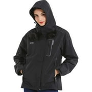 DC Diamond Candy Waterproof Rain Jacket Women Lightweight Outdoor Raincoat Hooded for Hiking