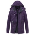 thumbnail image 1 of Diamond Candy Waterproof Rain Jacket Women Lightweight Outdoor Raincoat Hooded for Hiking, 1 of 5