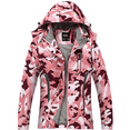 thumbnail image 1 of Diamond Candy Waterproof Rain Jacket Women Lightweight Outdoor Raincoat Hooded for Hiking, 1 of 5