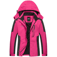 thumbnail image 1 of Diamond Candy Waterproof Rain Jacket Women Lightweight Outdoor Raincoat Hooded for Hiking, 1 of 6