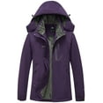 thumbnail image 1 of Diamond Candy Women's Winter Ski Jacket Hooded Windproof Warm Jackets Snow Waterproof Rain Coat, 1 of 9